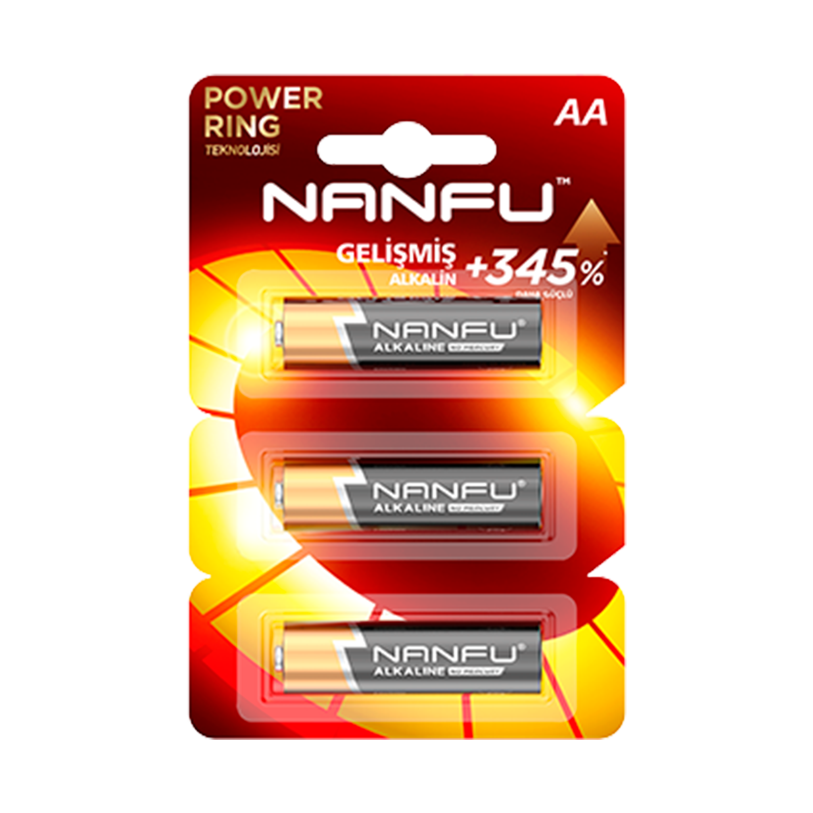 Nanfu 1.5v Alkalin Pil - AA LR6 (3 Adet) Nanfu 1.5v Alkalin Pil - AA LR6 (3 Adet)